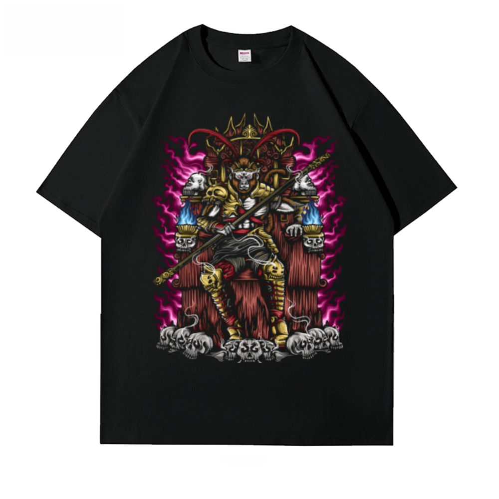 Wukong Dark Style Retro Short  - Streetwear Brand With Flowers reseña y precio