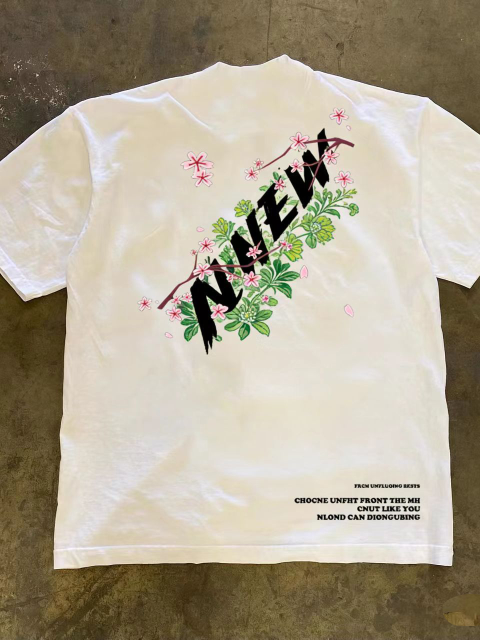 American Style Floral Print Pu - Streetwear Brand With Flowers reseña y precio