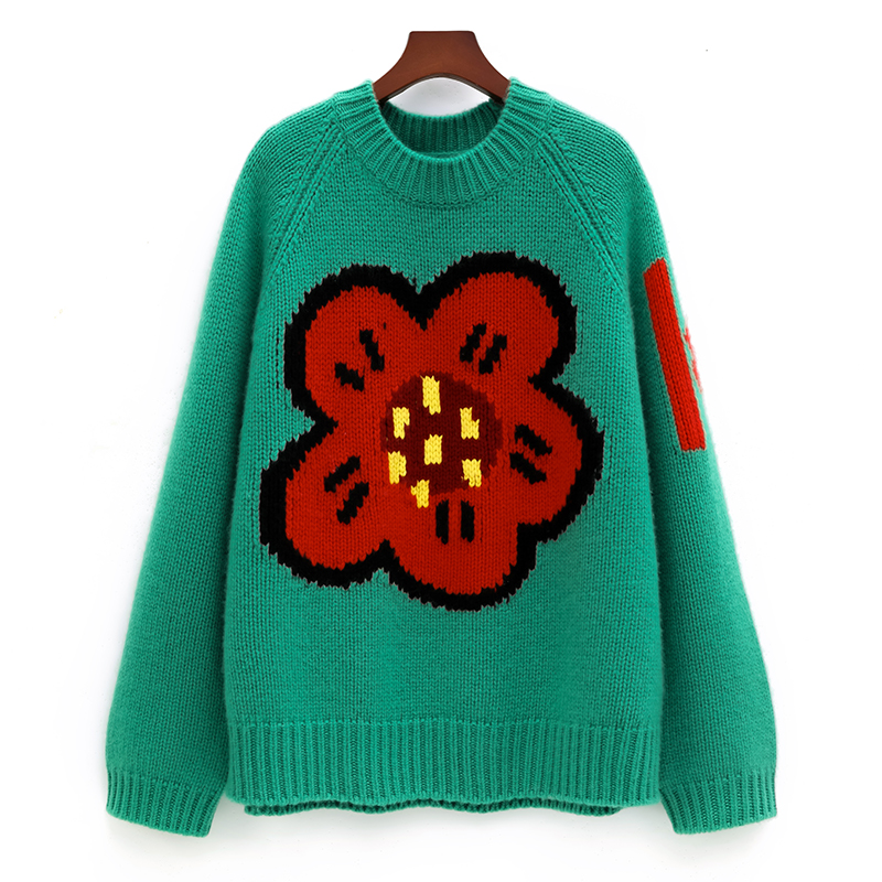 Ladies 100% pure cashmere swea - Streetwear Brand With Flowers reseña y precio