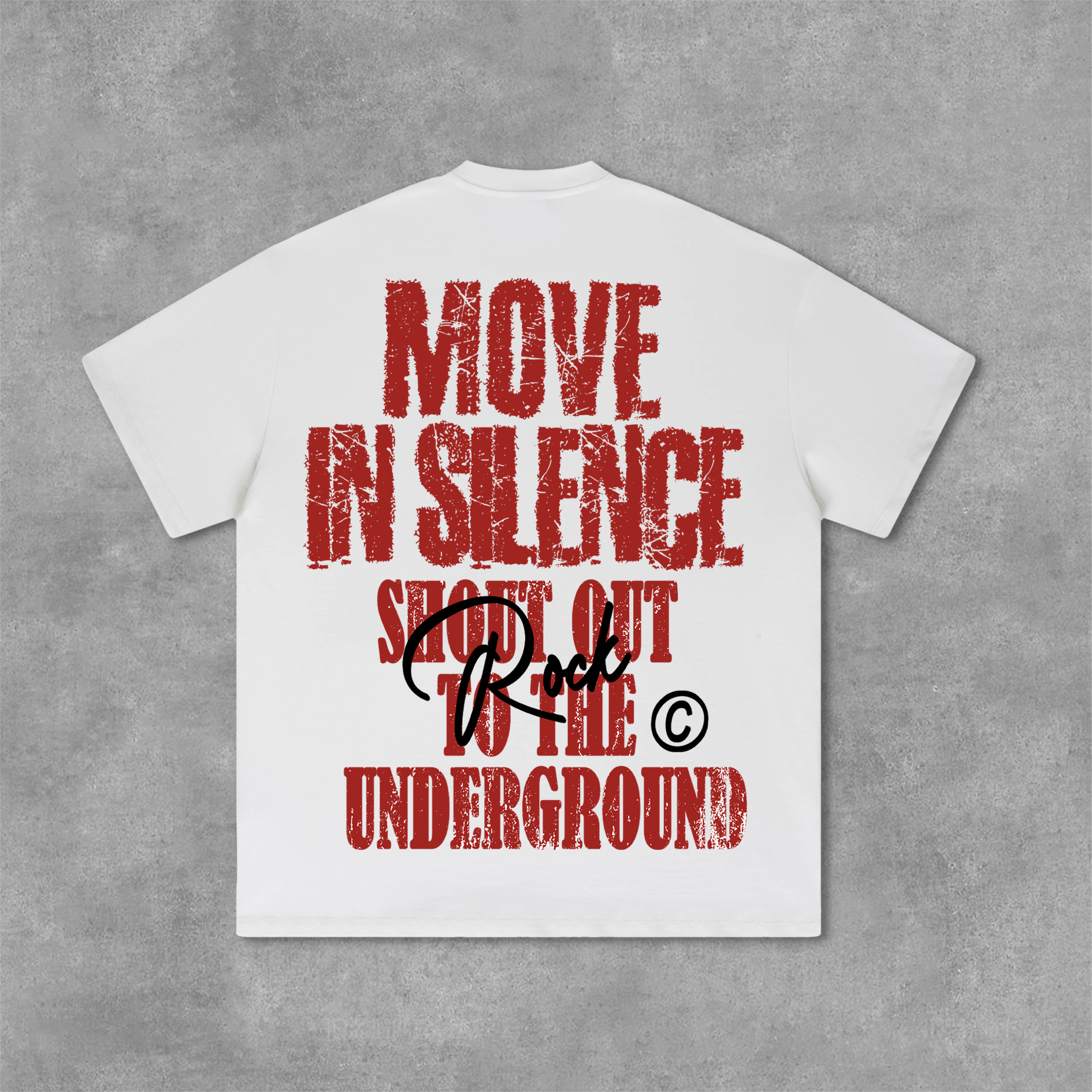 Vintage Move in Silence Graphi - Streetwear Brand Graphics reseña y precio