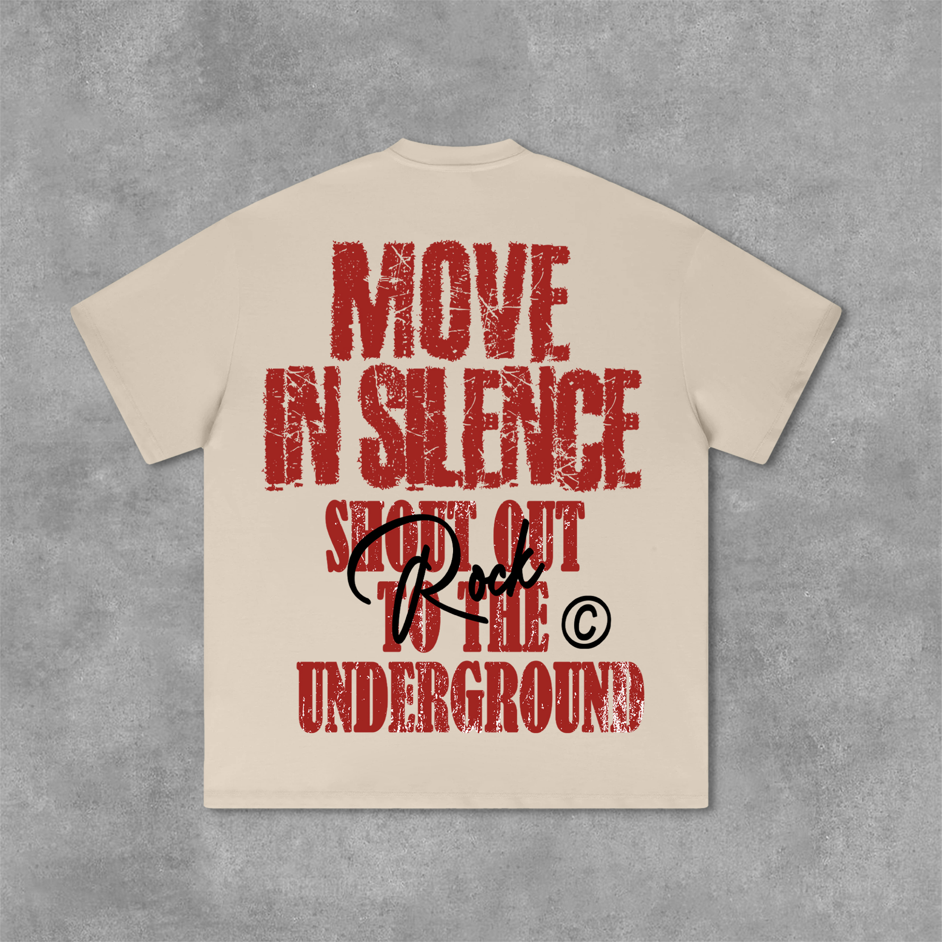 Vintage Move in Silence Graphi - Streetwear Brand Graphics reseña y precio