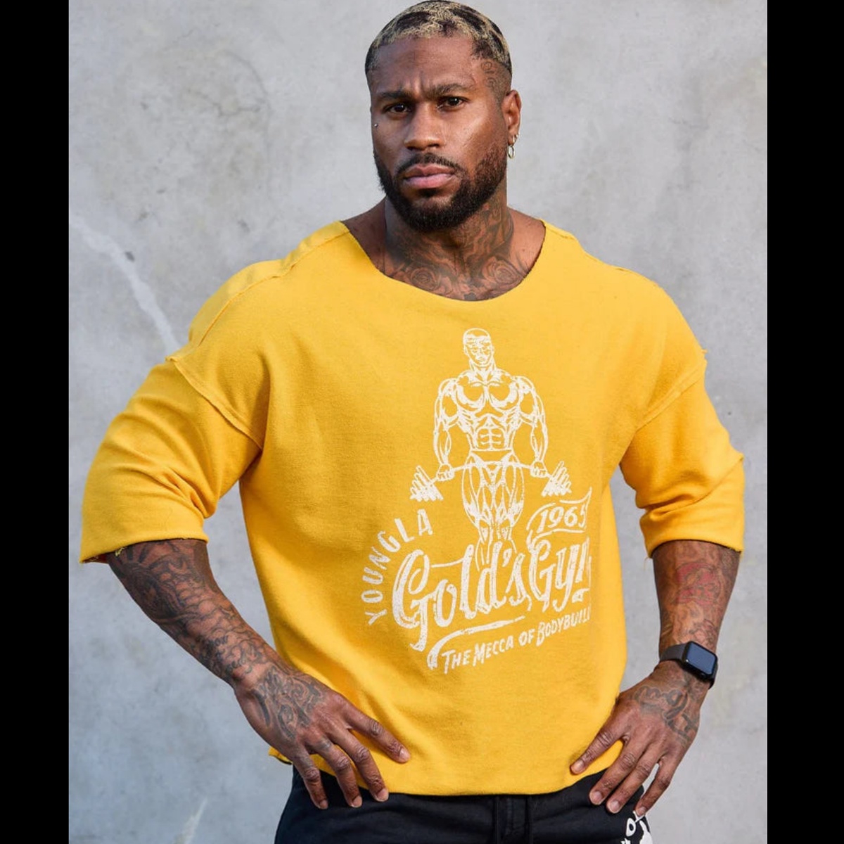 Yellow Gym Training Sports Bra - Streetwear Brand Graphics reseña y precio