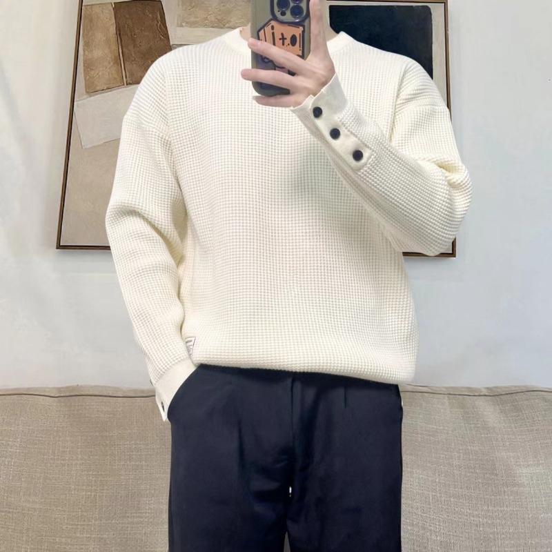 Solid Crewneck Spring Autumn M - Streetwear Brand Logo Design reseña y precio