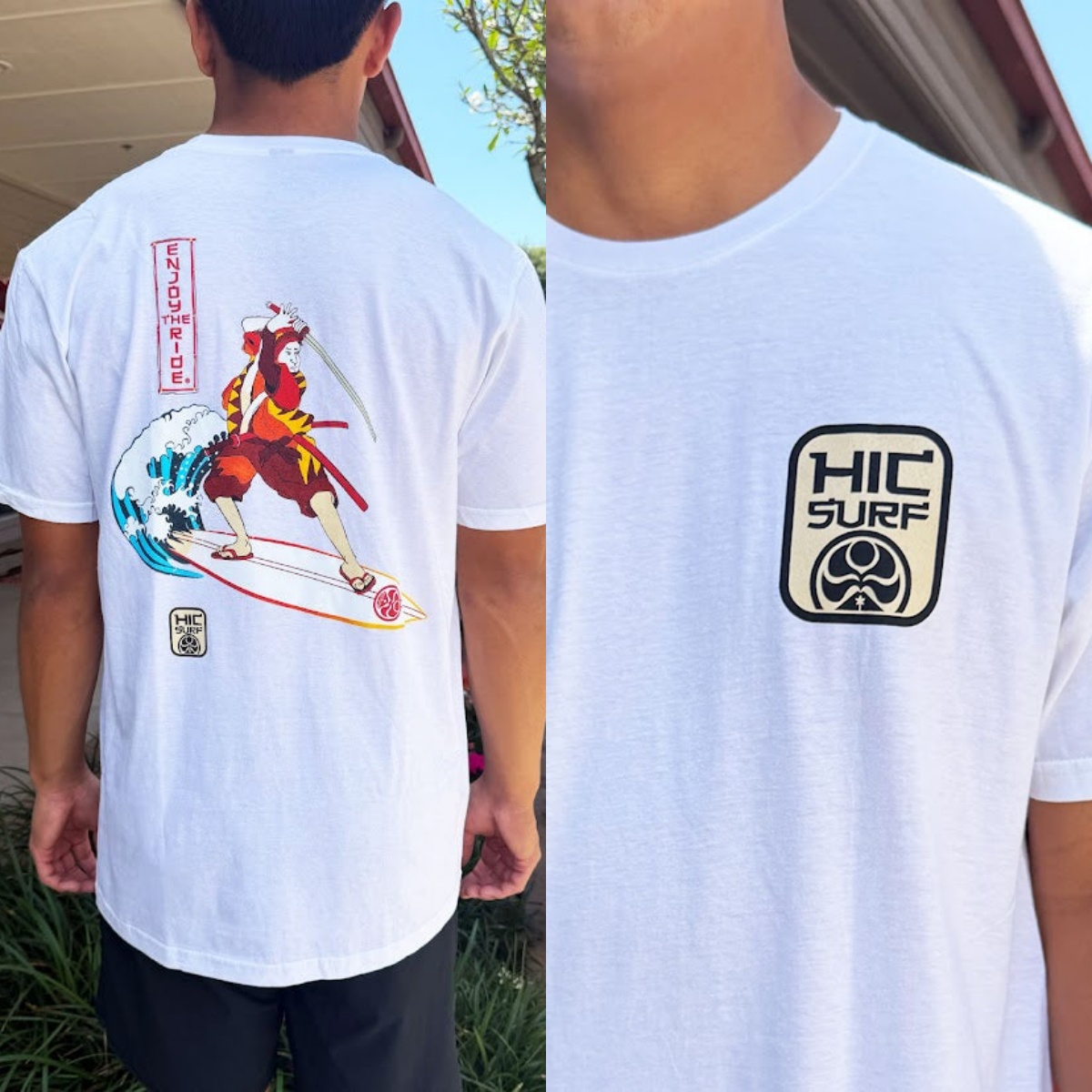 SHARK BITE  ALOHA Hawaiian Leg - Streetwear Brand Graphics reseña y precio